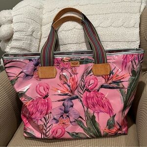 Consuela pink flora carryall
